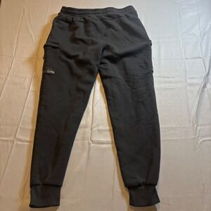 Mitre Mens Black Cargo Jogger Sweatpants Comfortable Relaxed Fit Size XL